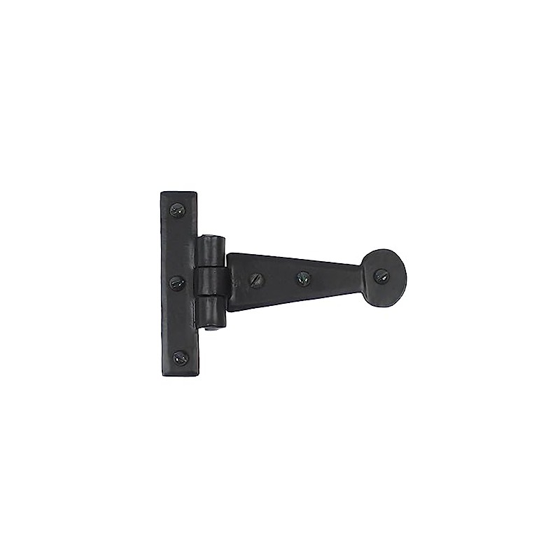 From The Anvil Black 4 Inch Penny End T Hinge
