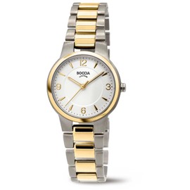 Boccia Women's Watch Titanium Bi-Colour 3359-02, silver, Classic