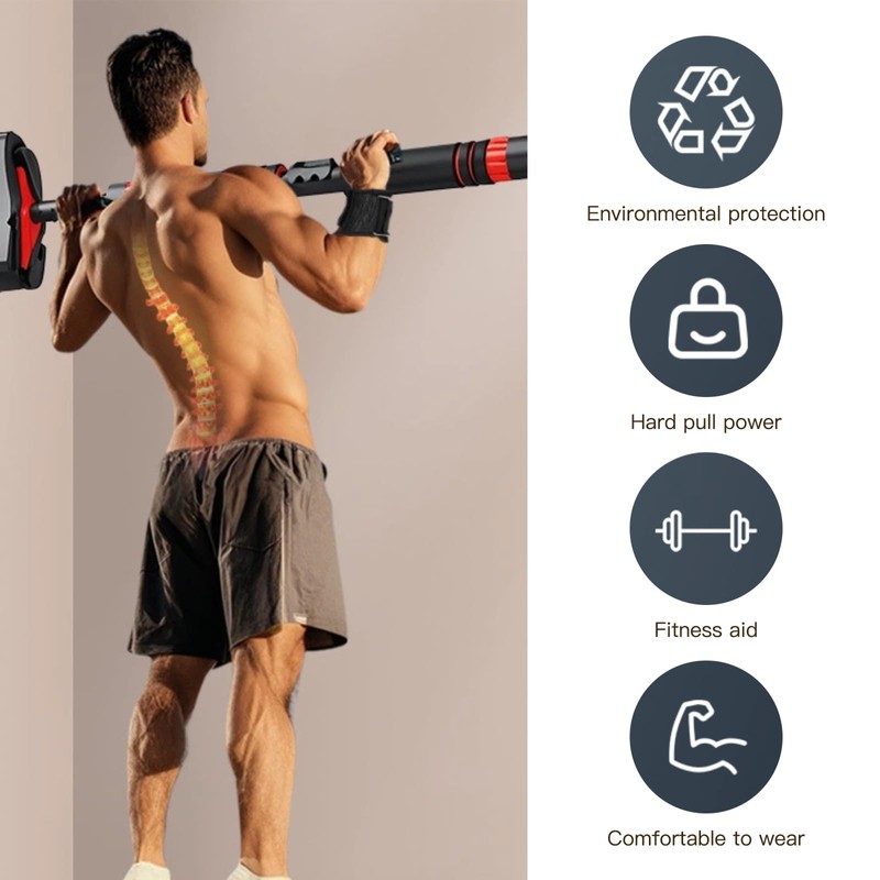 Power Lifting Straps Strength Training Weight Lifting Hooks for Men