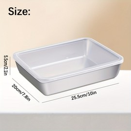 Stainless Steel Food Storage Containers for Kitchen Organization – 3-Piece Airtight Reusable Set for Fridge & Pantry