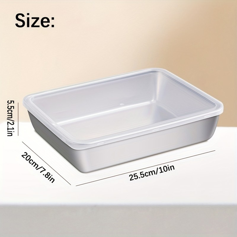 Stainless Steel Food Storage Containers for Kitchen Organization – 3-Piece