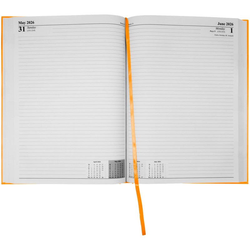 Star Note 2026 A5 Page a Day Diary Planner Daily