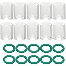 RIVERWELD TIG Glass Cups Clear Quartz Nozzle #10 5/8" & 16.0mm Orifice for SR WP 9 17 18 20 25 26 TIG Welding Torch 20pcs