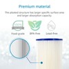 AQUA CREST FXHSC 10" x 4.5" Whole House Water Filter,
