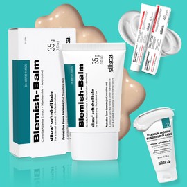 Partner companies (self-produced products) Siliska Soft Shell Balm Blemish Scar Cover Blemish Balm BB Cream 35g+S2-n Pouch Set / 실리스카 소프트 쉘 밤 잡티 흉터 커버 블레미쉬 밤 비비크림 35g+S2-n파우치세트
