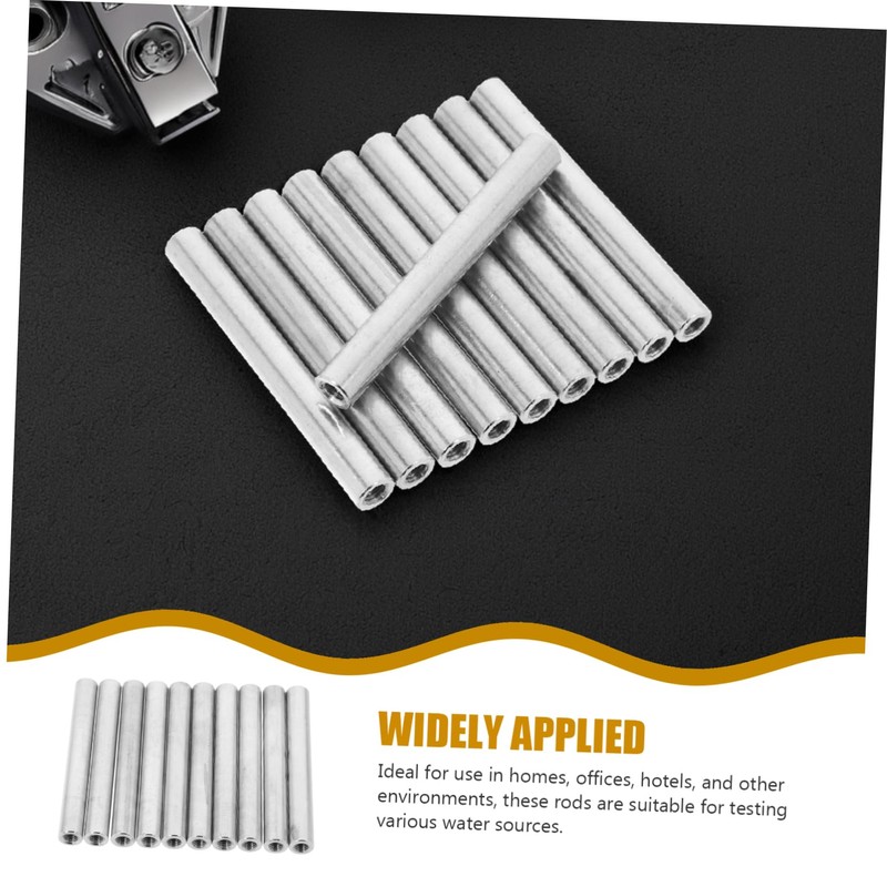 Hohopeti Water Quality Test Rods 10pcs Aluminum Electrolyzer Anode Rods