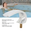Waterfall Tub Spout, Stainless Steel G1/2 Male Thread Wall Mounted