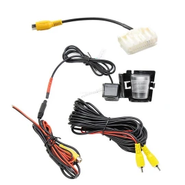 EWAY Reverse Backup Camera For Jeep Wrangler 07 + MyGIG Radio Video Interface Harness