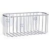 iDesign Shower Caddy Suction, Bathroom Metal Storage Shelf with Vacuum