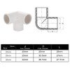 Gardeningwill 10Pcs 3 Way 20mm PVC Fitting Build Heavy Duty
