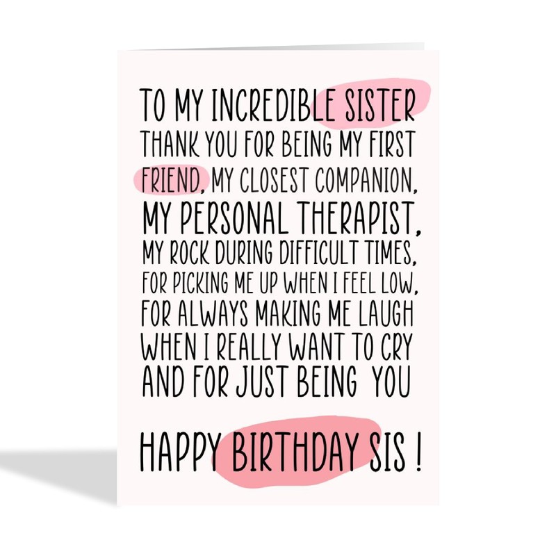 thortful Happy birthday sis !