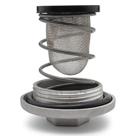 Easyboost Oil Drain Plug with Strainer, Gasket and Spring for 50cc Scooter GY6 4T 139QMB Baotian BT49QT, Kymco Agility, Dink, People, Super 8, Vitality, Peugeot Kisbee, Speedfight 3-4, Tweet, V-Clic