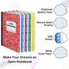 CLEENTABLE Compsition Notebook 5 Pack, Mixed College Ruled Paper, Notebooks