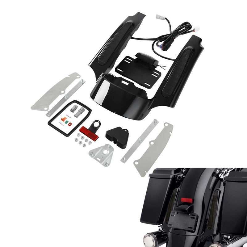 TCMT LED Rear Fender Fascia Fits For Harley Touring Road