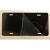 0.040 Black Metallic Blank Metal License Plate