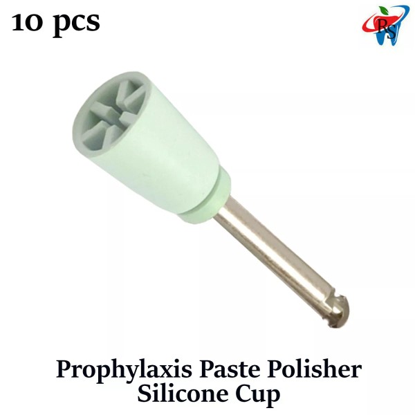 DSI 10x Dental Silicone Prophylaxis Paste Cleaning Polishing Cups Teeth
