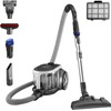 Eureka Bagless Canister Vacuum Cleaner, Lightweight Vac for Carpets and