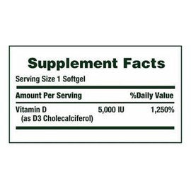 Nature's Bounty Immune Health Vitamin D3 5000 iu, Rapid Release 400 Softgels | Nature's Bounty