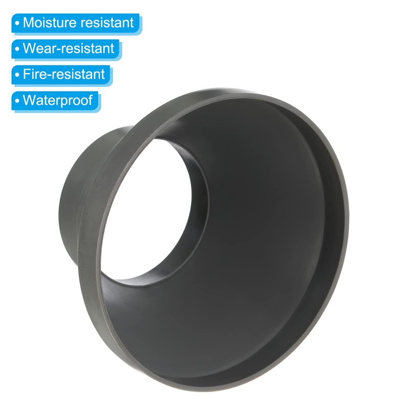 PATIKIL 8" to 4" Duct Reducer Connector, Heating Cooling Ventilation