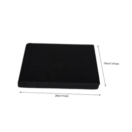 Kisangel 2Pcs Voice Box Soundproof Cushion Pads Acoustic Isolation Sponge for Studio Monitors Loudspeakers Shockproof Sound Isolation Mat Durable Foam Wedge