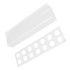 Clear Acrylic Vase Rectangular Elegant Centerpiece Flower Vase for Home