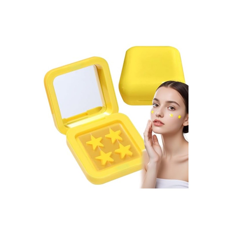 32 Piezas Parches para Acné Estrellas,Estrellas Pimple Patch,Parches Estrellas Acne,Parches