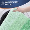 OLANLY Bathroom Rugs Sets 3 Piece, Soft Absorbent Microfiber Bath