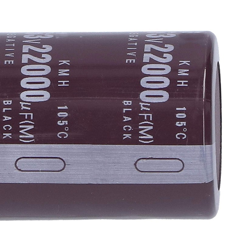 2-Piece Electrolytic Capacitor Aluminium 22000μF 63V 105°C Energy Storage Component