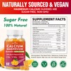 2 Pack Calcium Gummies 1000mg with Vitamin D3 K2 &