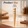 Wooden Leather Edge Burnisher – 14.5cm Grooved Slicker