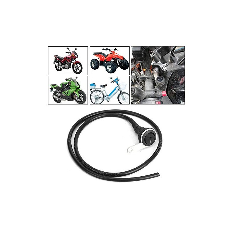 Motorcycle Waterproof Switch Motorcycle Headlight Switch Waterproof Single Steel Headlight