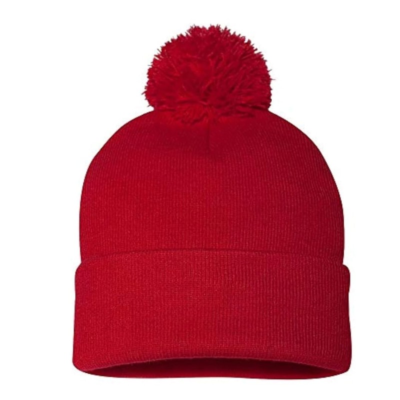 COUVER Womne Winter Cozy Acrylic Knit Beanie Hat with POM