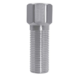 Beduan 1/2" Female to 1/2" Male Extension Pipe Nipple Connector, Stainless Steel Pipe Longer Fitting Adapter 2.76" Length (70 mm)