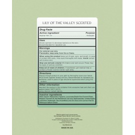 Touchland Gentle Mist Ultra-Soothing Hand Sanitizer Spray, Lily Of The Valley scented, -Sprays each, FL OZ Travel Size