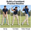 Golf Swing Rope Trainer for Beginners – Flexible Swing Tempo