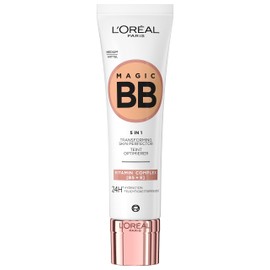 L'Oréal Paris Tinted Day Cream with SPF 20, for 24h Moisture and an Even Complexion, C'est Magic, No. 04 Medium (Medium), 1 x 30 ml