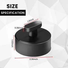 Jack Pucks for Corvette, BOMLING Jack Pad Kit Compatible with Corvette Cruiser C5, C6, C7, GS Models, Non-Slip Durable Rubber Jacking Lift Puck Set (4 Pcs)