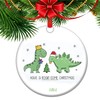 Have a Roar-Some Christmas - 2024 Funny Christmas Keepsake Gift,