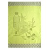 Santens Kitchen Cloth Marseille Jacquard Green