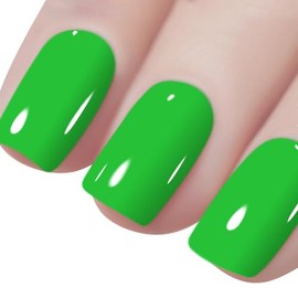 Vishine Gel Nail Polish, 1Pcs 8ml Green Gel Polish Soak Off UV LED Gel Nail Art DIY Gel Nail Manicure for Girls Women #066