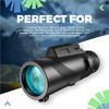 80x100 Monocular Telescope High Powered for Smartphone Monoculars for Adults