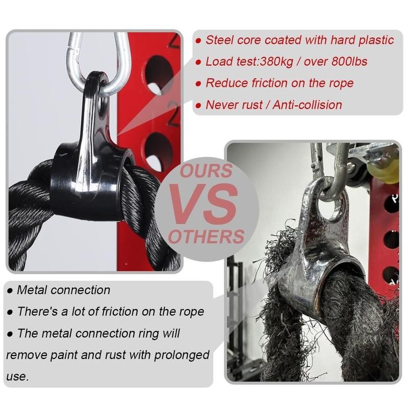 Tricep Rope 27 & 36 inches 2 Colors Fitness Attachment
