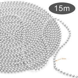 Wellxunk Pearl garland, pearl cord, Christmas, pearl garland, Christmas, for pearl cord, table decoration, pearl necklace, wedding decoration.