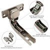 Cabinet Hinges, 2-Piece Lazy Susan Hinge Face Frame Plate 90