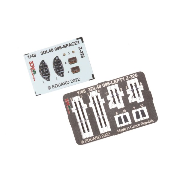 Eduard 1/48 Space Zurin Z-326 Interior 3D Decal Etched Parts