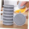 Beavorty 10pcs Non-Scratch Dish Scrubber Sponges Round Kitchen Cleaning Cloths