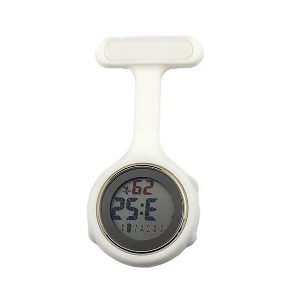 SagaSave Digital Fob Watch, Digital Display Nurse Watch Silent Electronic