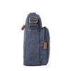 Troop London TRP0370 Classic Canvas Across Body Bag Burgundy