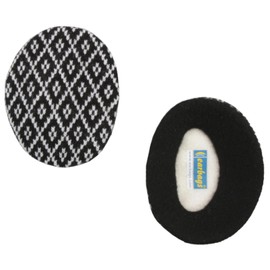 earbags Fashion Ear Warmers, Jacquard Black, M