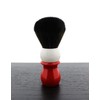 WCS Two-Tone Tall Synthetic Shaving Brush, Red & White